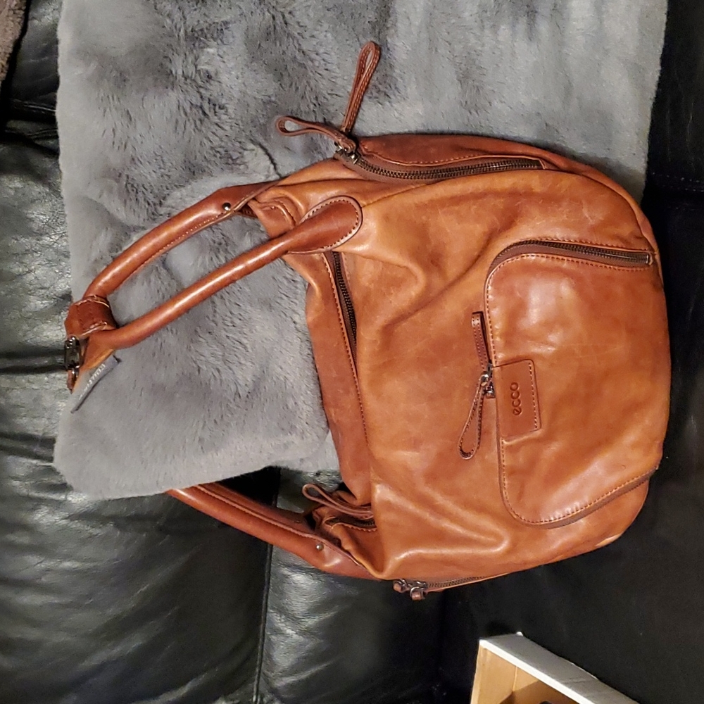 Ecco leather hobo bag